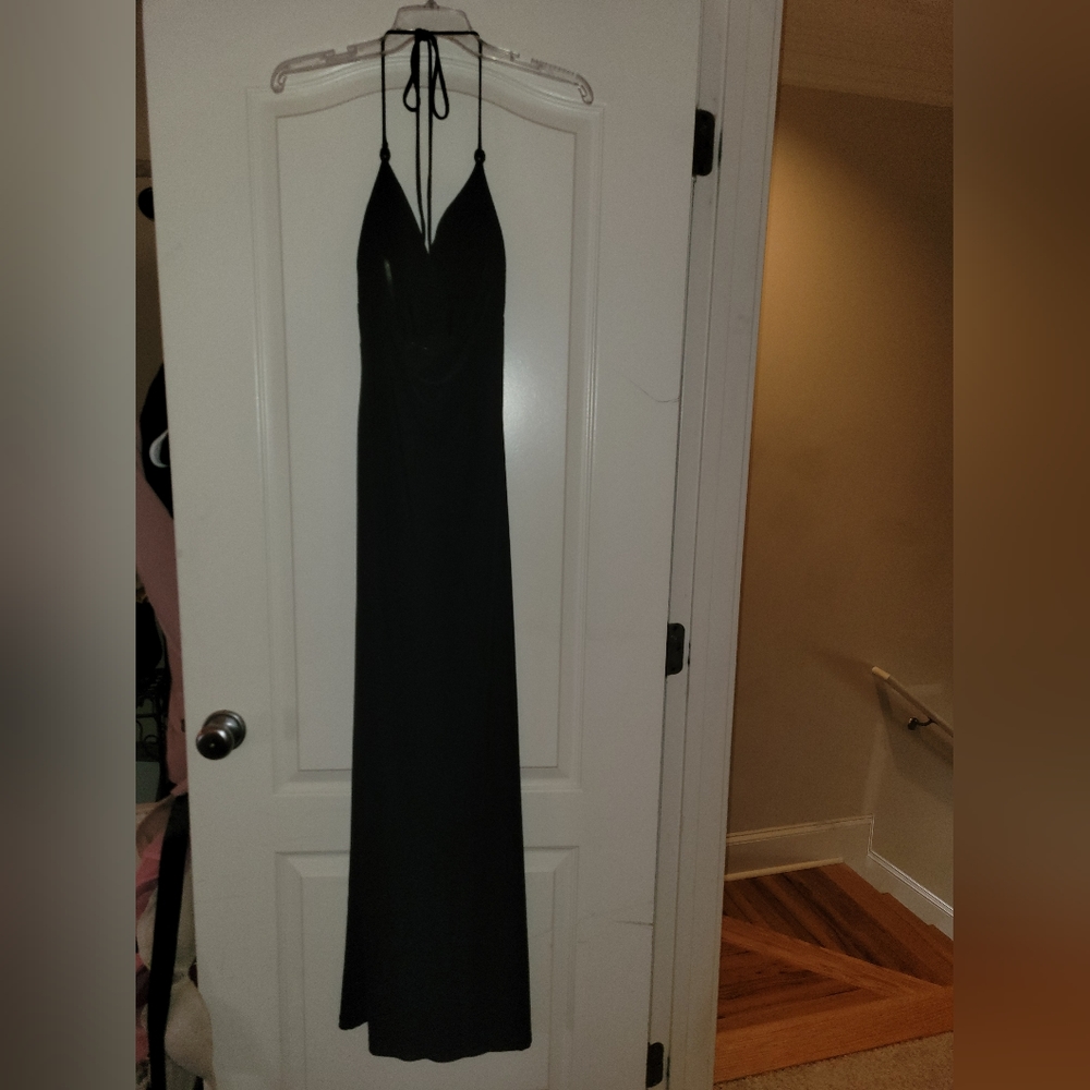 NWOT Black Stretch Long Dress